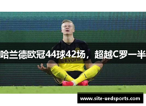 哈兰德欧冠44球42场，超越C罗一半